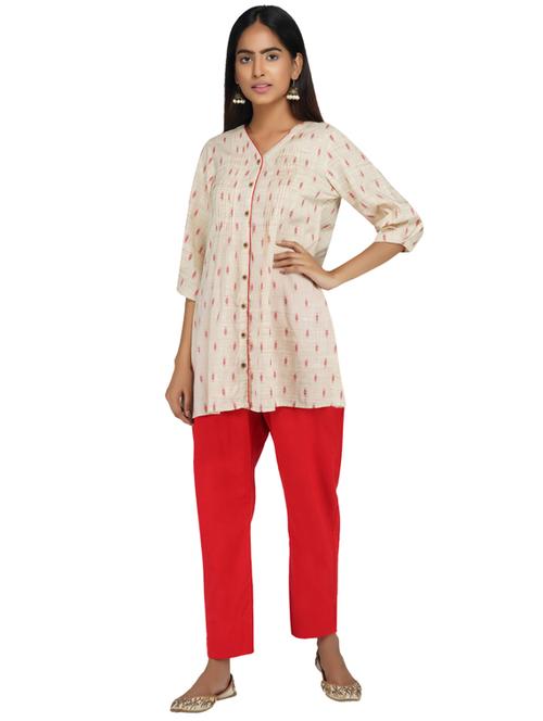 self design a-line kurta - 17852213 - Very Small Image - 1