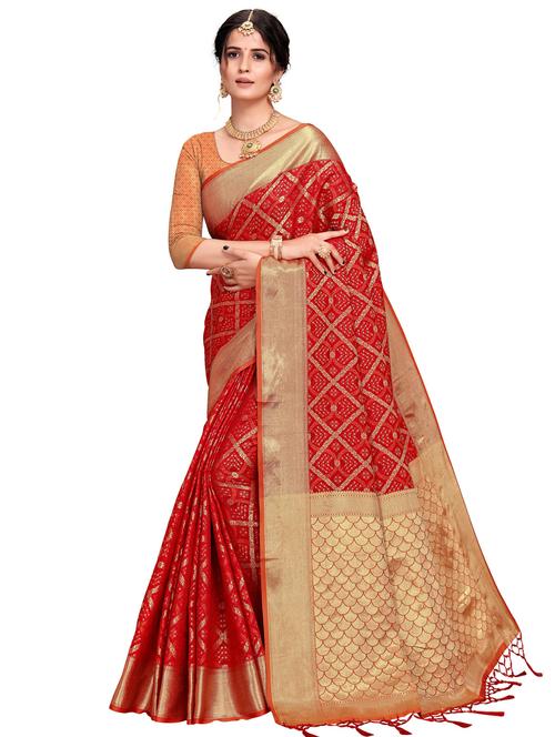 zari work banarasi saree - 17853322 - Very Small Image - 1