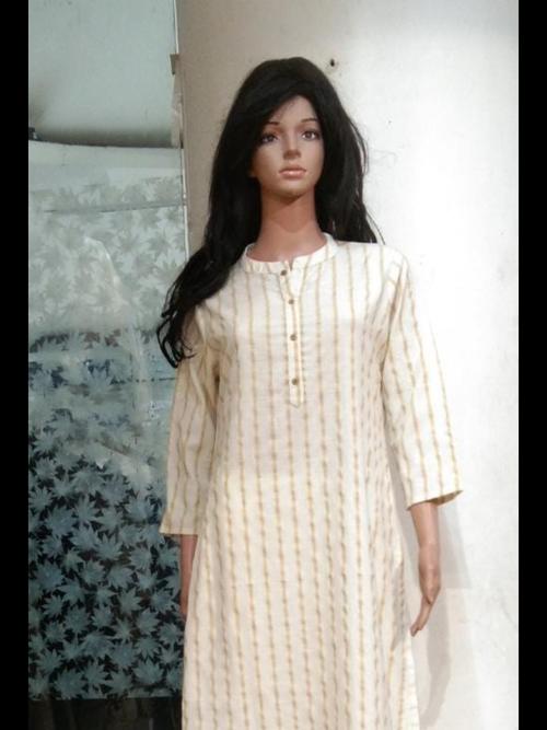 cotton only kurti flower printed - 17853767 - Very Small Image - 1