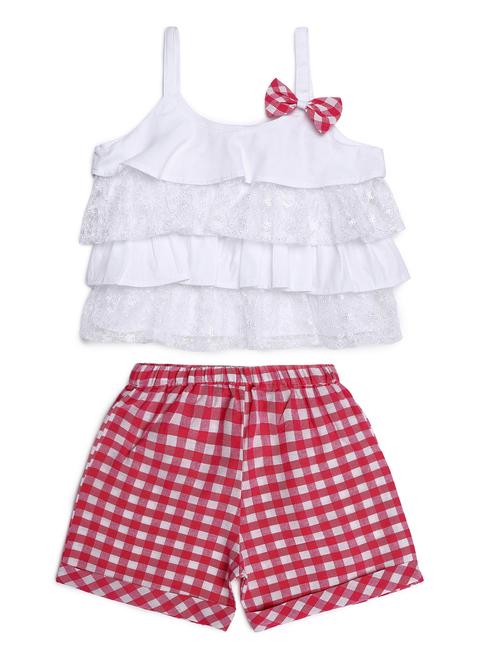 pink printed shorts set - 17854369 - Very Small Image - 1