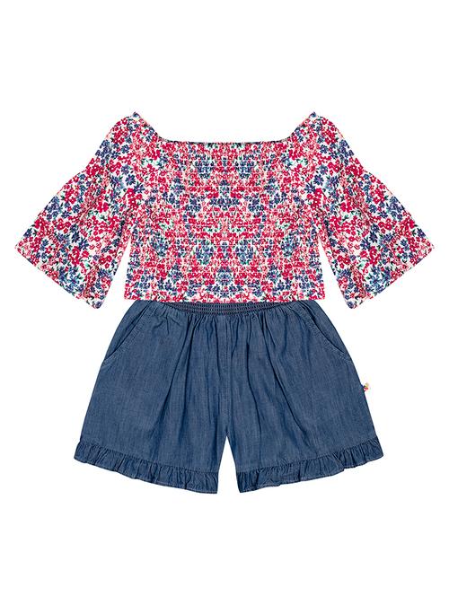 multi colored printed shorts set - 17854854 - Very Small Image - 1