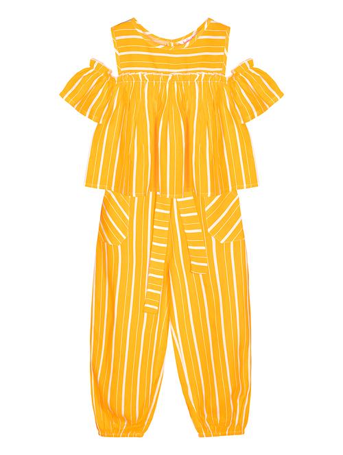yellow striped suit set - 17854855 - Very Small Image - 1