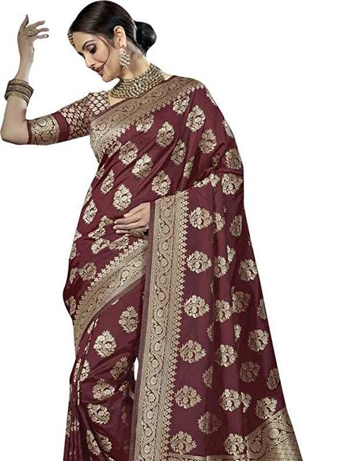 south beauty silk blend woven design - 17855391 - Very Small Image - 1