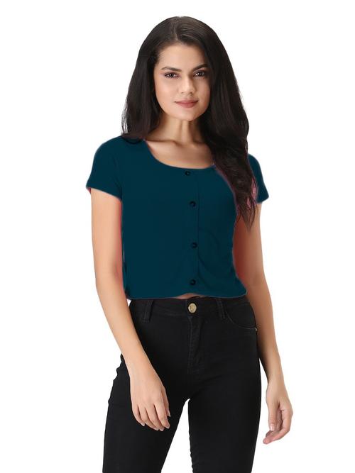 olive hosery top - 17855907 - Very Small Image - 1