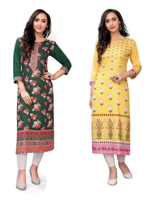 this kurtis is made on crepe - 17857393 - Very Small Image - 1