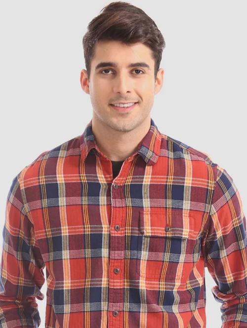 multi colored cotton casual shirt - 17858573 - Very Small Image - 1