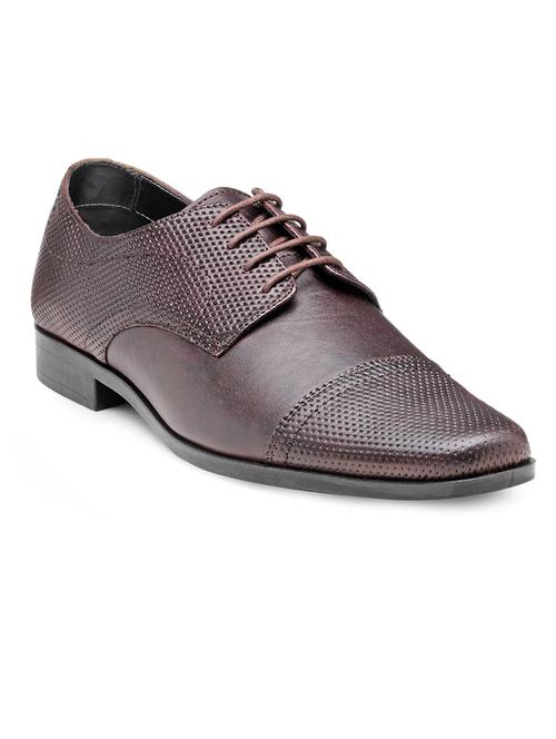 maroon leather formal shoes - 17859642 - Very Small Image - 1
