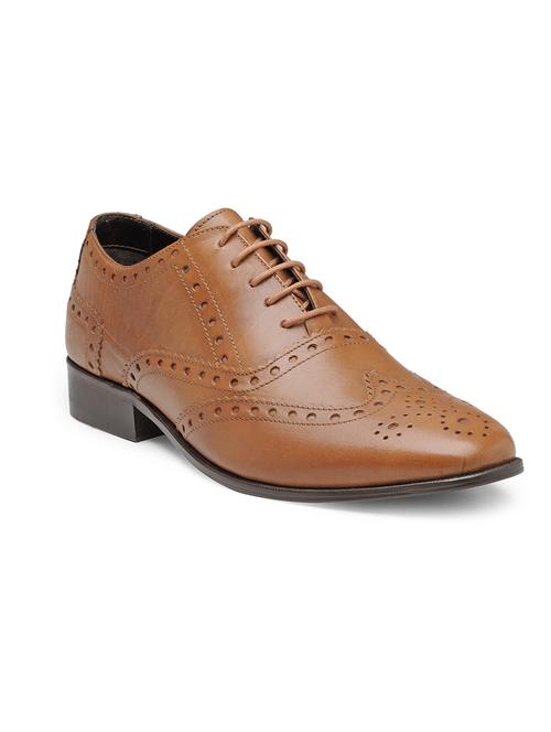 tan leather formal shoes - 17859664 - Very Small Image - 1