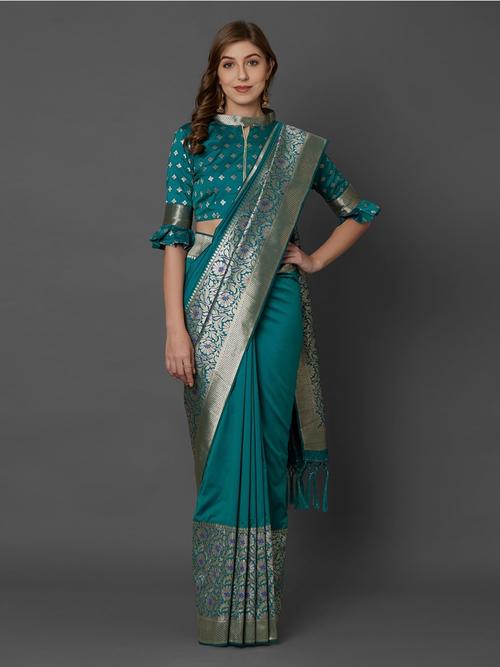 south beauty silk blend woven design - 17860013 - Very Small Image - 1