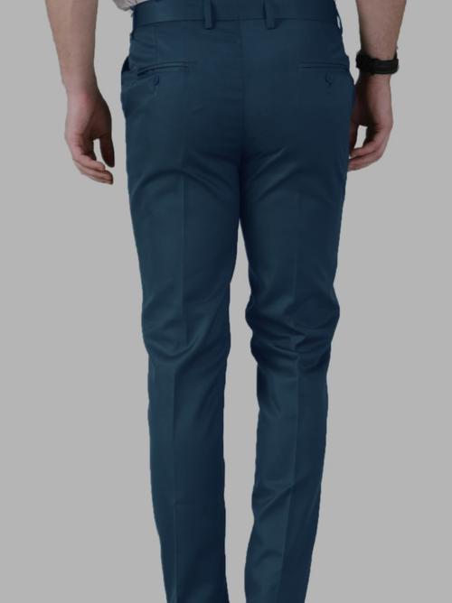 darkblue nylon formal trousers - 17860439 - Very Small Image - 1