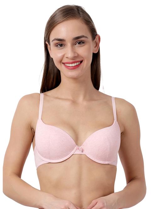 pink solid t-shirt bra - 17860877 - Very Small Image - 1