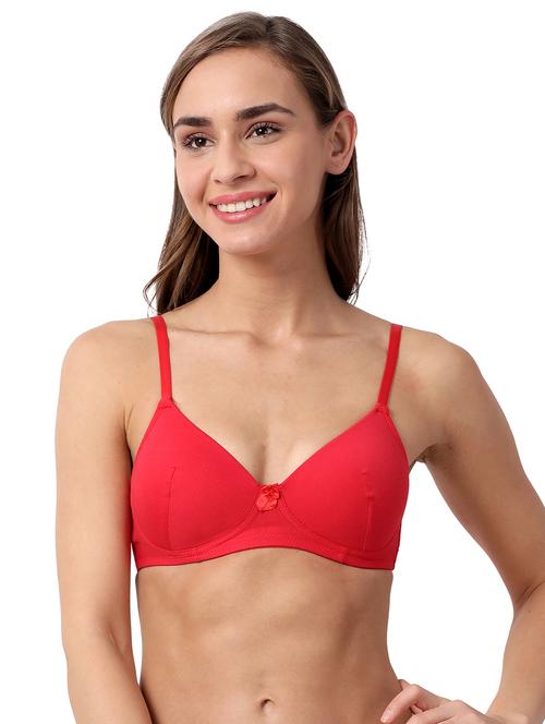 red solid t-shirt bra - 17860894 - Very Small Image - 1
