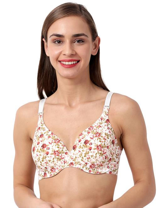 white printed t-shirt bra - 17860916 - Very Small Image - 1