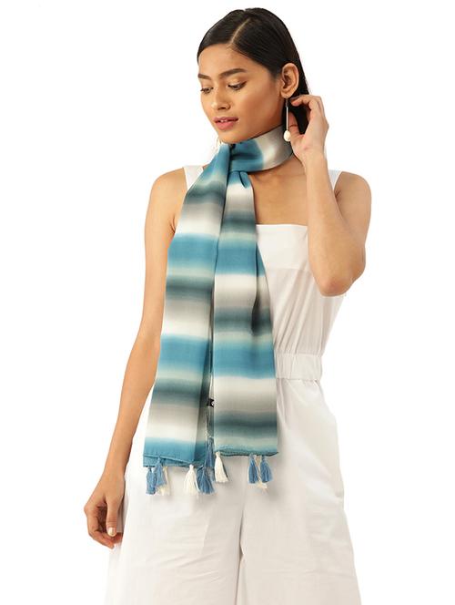 multi colored polyester scarf - 17860993 - Very Small Image - 1
