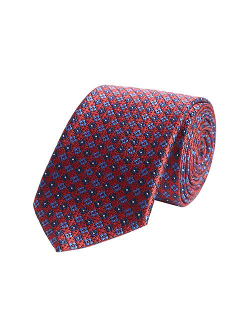 red printed tie - 17861668 - Very Small Image - 1