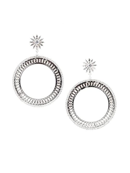 silver metal earring - 17862587 - Very Small Image - 1