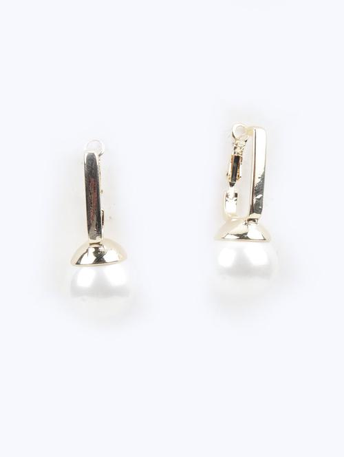 green metal drop earring - 17862588 - Very Small Image - 1