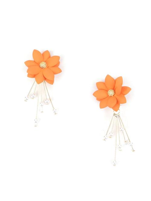 orange metal earring - 17862636 - Very Small Image - 1