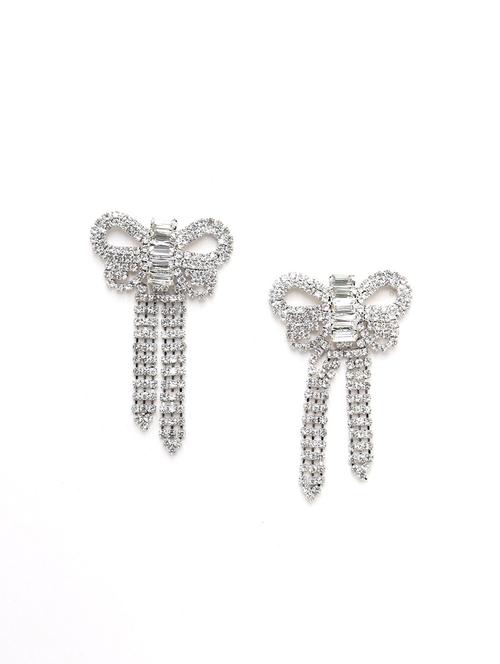 green metal drop earring - 17862716 - Very Small Image - 1