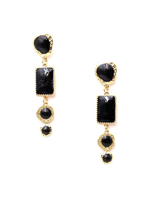 black metal drop earring - 17862777 - Very Small Image - 1