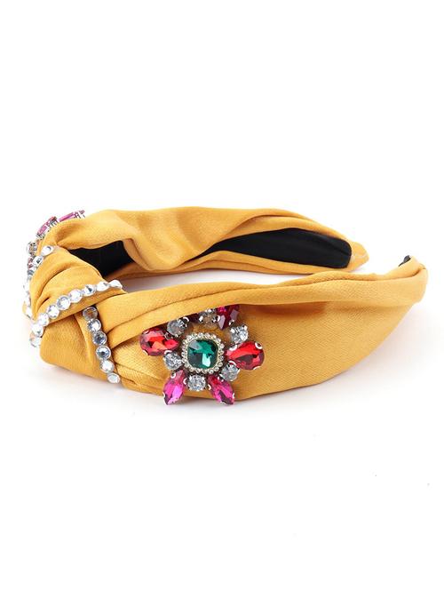 yellow metal hairband - 17863069 - Very Small Image - 1