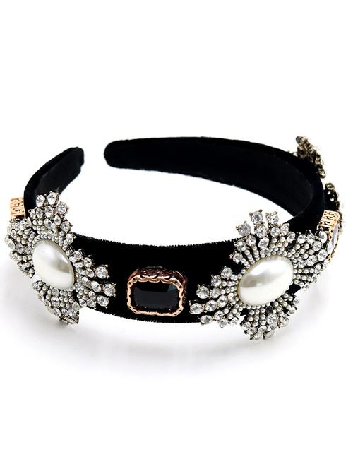odette alluring black hair band - 17863131 - Very Small Image - 1