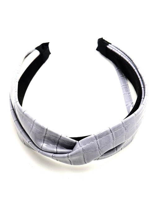 odette wavy grey polyester hair band - 17863133 - Very Small Image - 1
