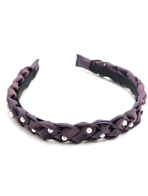 odette purple pleated trending hair band - 17863138 - Very Small Image - 1