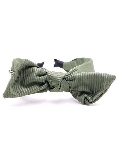 odette pista green bow hair band - 17863141 - Very Small Image - 1