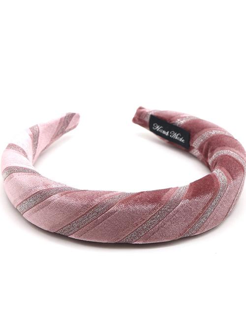 odette pink velvet hair band - 17863143 - Very Small Image - 1