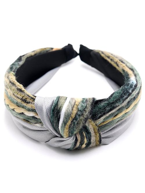 odette fur look grey -green hair band! - 17863152 - Very Small Image - 1