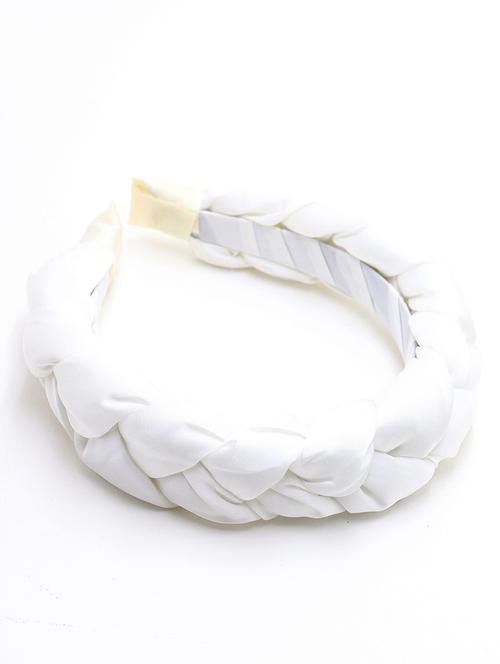 odette white braided beautiful hair band! - 17863155 - Very Small Image - 1