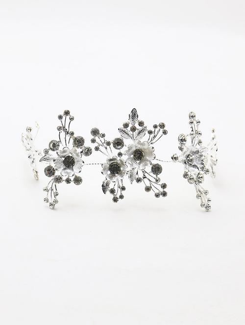 odette shimmery silver hair piece - 17863171 - Very Small Image - 1