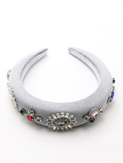 silver metal hairband - 17863220 - Very Small Image - 1