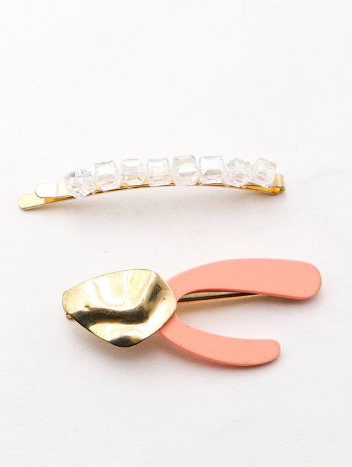 multi colored metal clips hair accessory - 17863221 - Very Small Image - 1