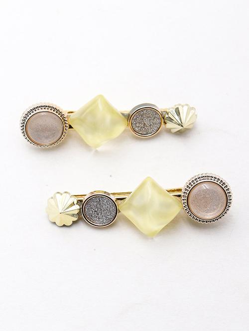 yellow metal hair pin - 17863227 - Very Small Image - 1