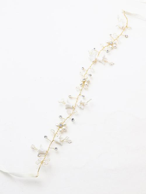 gold metal hairband - 17863245 - Very Small Image - 1