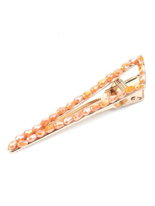 orange cotton hair clip - 17863268 - Very Small Image - 1