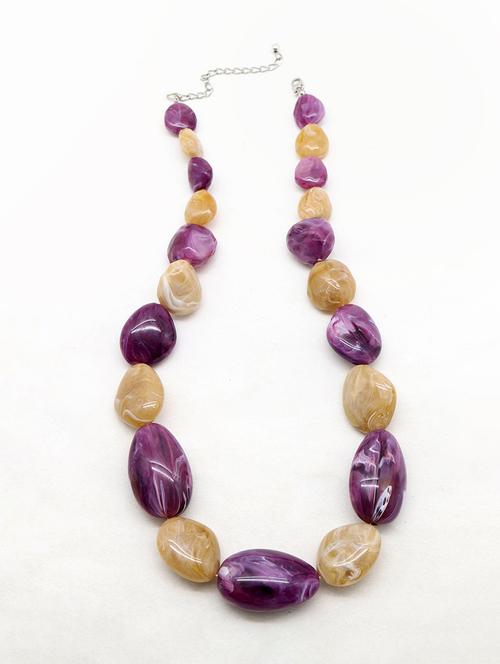 purple metal necklace - 17863399 - Very Small Image - 1