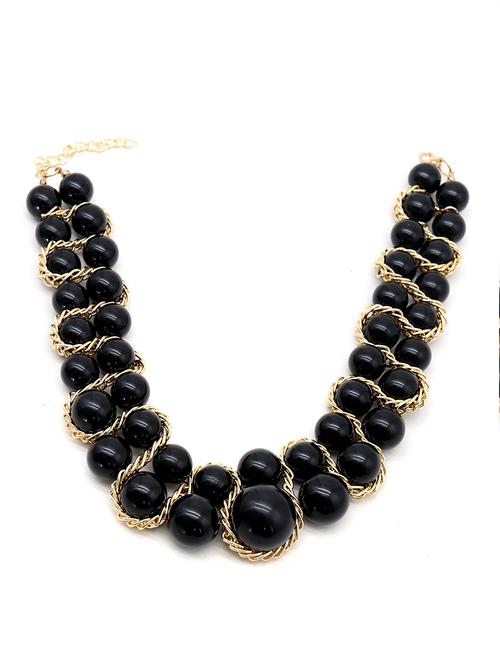 odette black stone adorable necklace - 17863428 - Very Small Image - 1