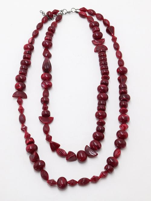 odette red beads malleable necklace - 17863448 - Very Small Image - 1