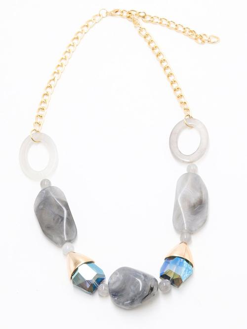 odette grey pebble-like bead necklace - 17863465 - Very Small Image - 1