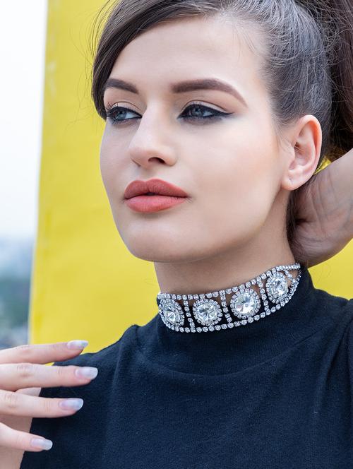 odette elegant pellucid choker necklace - 17863485 - Very Small Image - 1