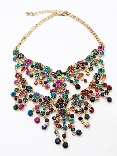 odette multicolored elegant necklace - 17863502 - Very Small Image - 1