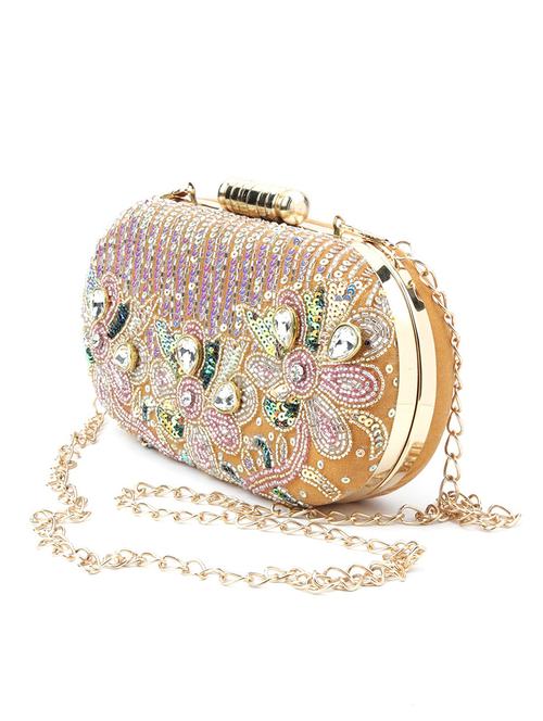 yellow polyester regular clutch - 17863532 - Very Small Image - 1