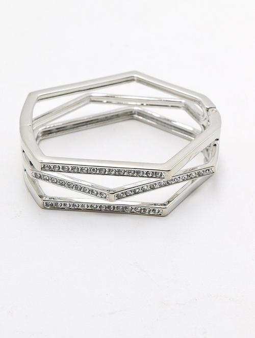 silver metal bangle bracelet - 17863695 - Very Small Image - 1