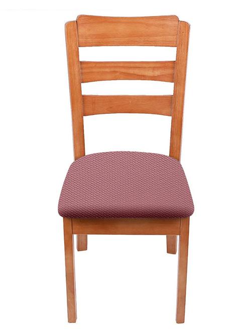 seat covers for dining room chairs stretch spandex , pink - 17864039 - Very Small Image - 1