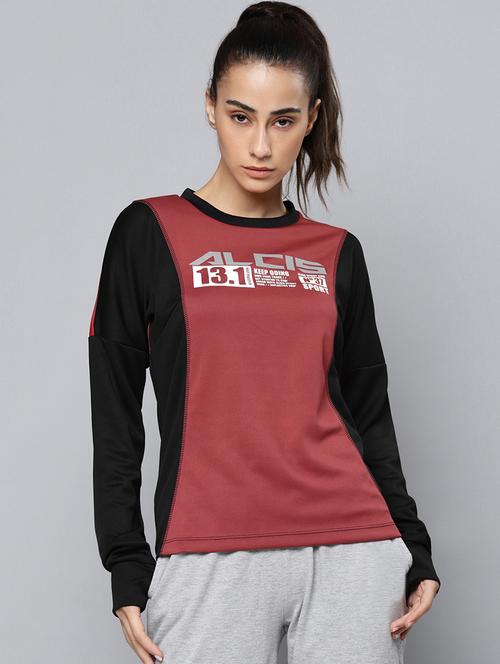 crew neck color block sweatshirt - 17864426 - Very Small Image - 1