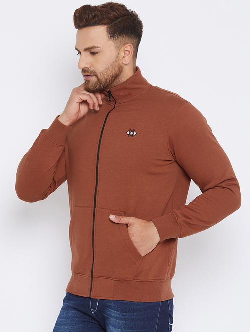 rust solid sweatshirt - 17866006 - Very Small Image - 1