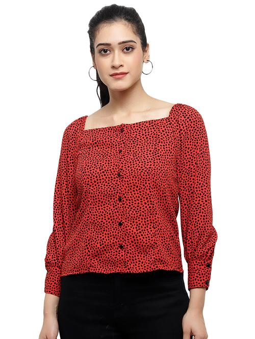 bishop sleeved printed top - 17866681 - Very Small Image - 1